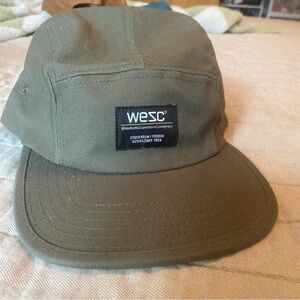 WESC Solid Camper Hat Green